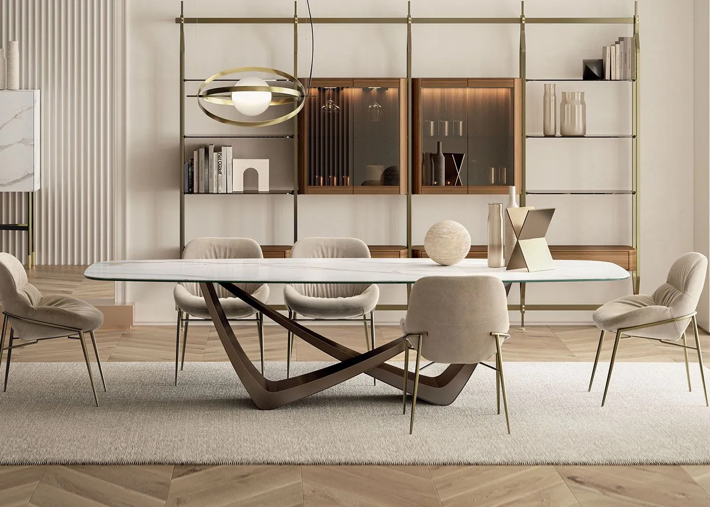 Living and dining by Tamaru
